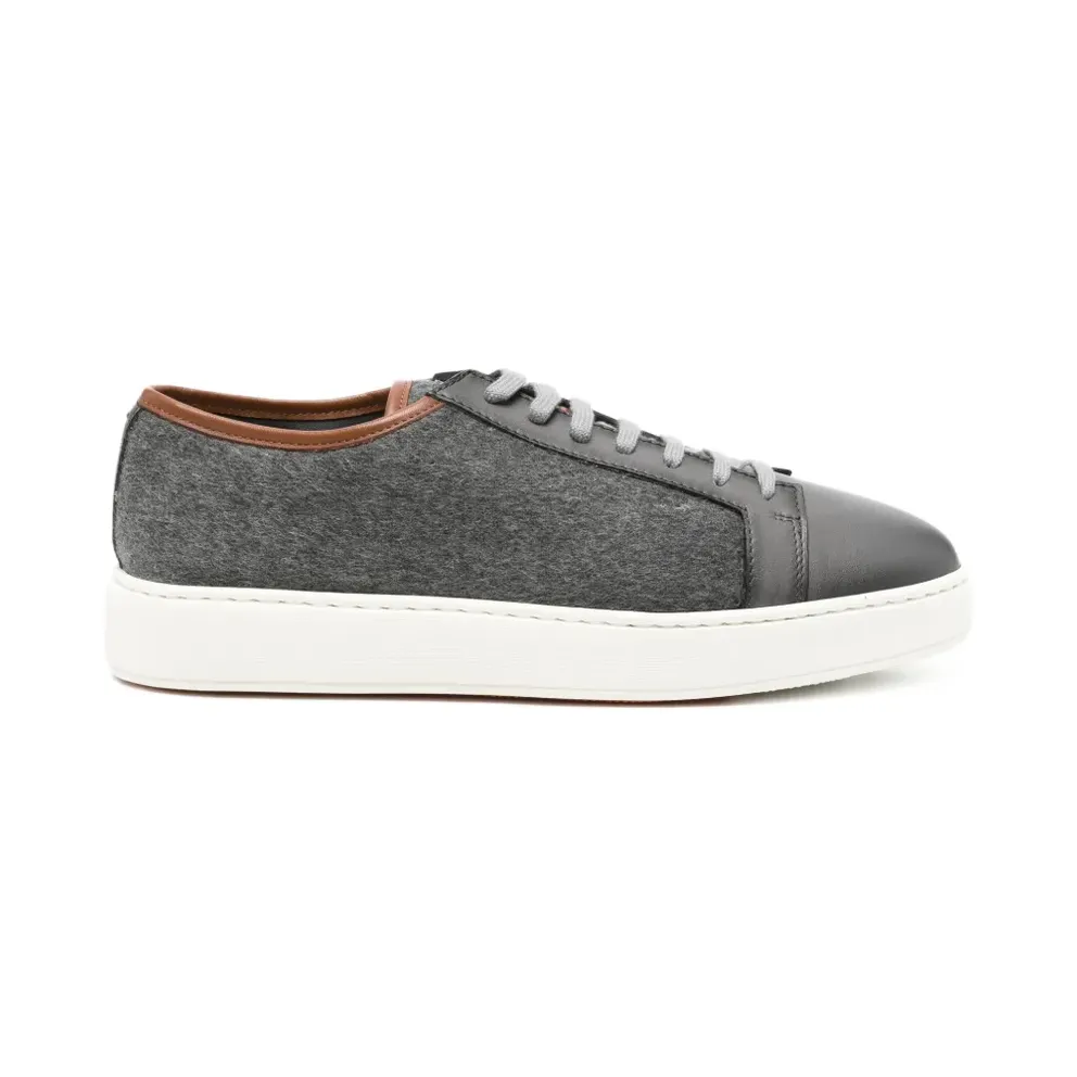 Santoni Clean Icon aus Kaschmir – Grey (MBCD22241BARTLNL)