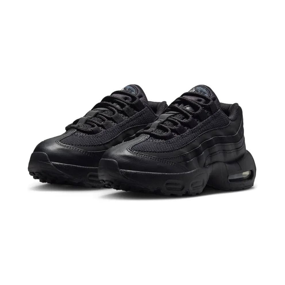 Nike Air Max 95 Recraft GS “Black / Black / Anthracite / Black” (HQ6364-001)