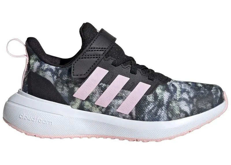 adidas Fortarun 2.0 Cloudfoam Top Strap Core Black Clear Pink Cloud White (IF9156)