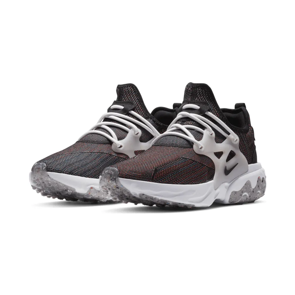 Nike React Presto Flyknit Multi Black Black/Vast Grey-Fire Pink-Black (CN1709-001)