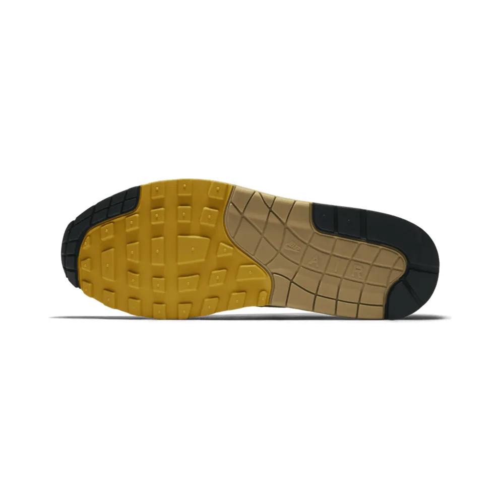 Nike Air Max 1 Air Max 93 Logo Elemental Gold Elemental Gold/Mineral Yellow-Black-White-Anthracite-Ale Brown (875844-700)