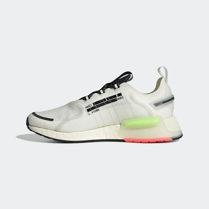 adidas NMD_V3 Crystal White / Core Black / Signal Green (GW3063)