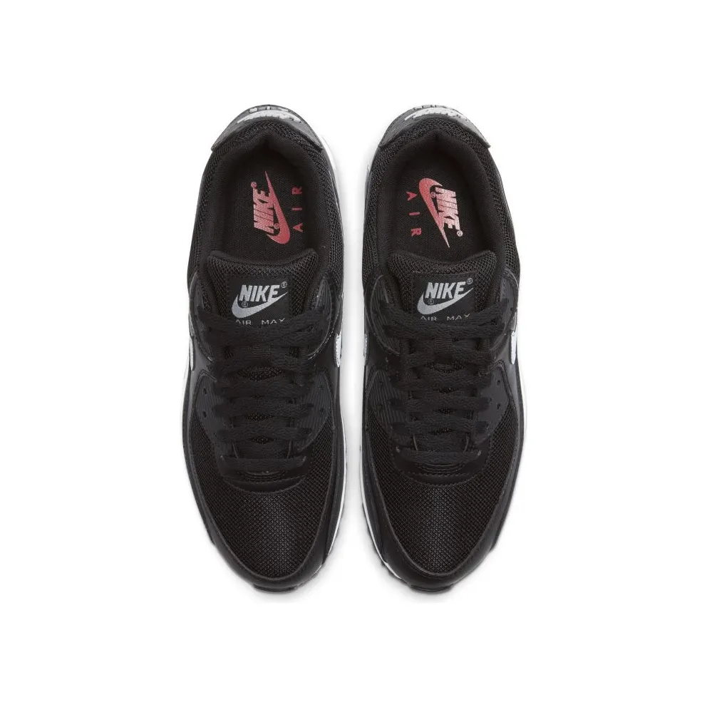 Nike Air Max 90 Black Red Black/Grey-Red (CW7481-002)