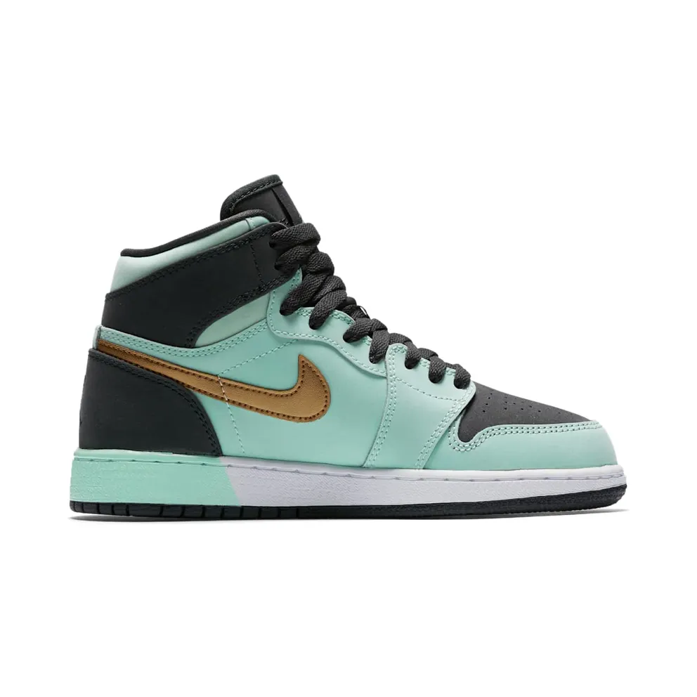 Jordan 1 Retro High Mint Foam Anthracite Metallic Gold (GS) Mint Foam/Anthracite-White-Metallic Gold (332148-300)