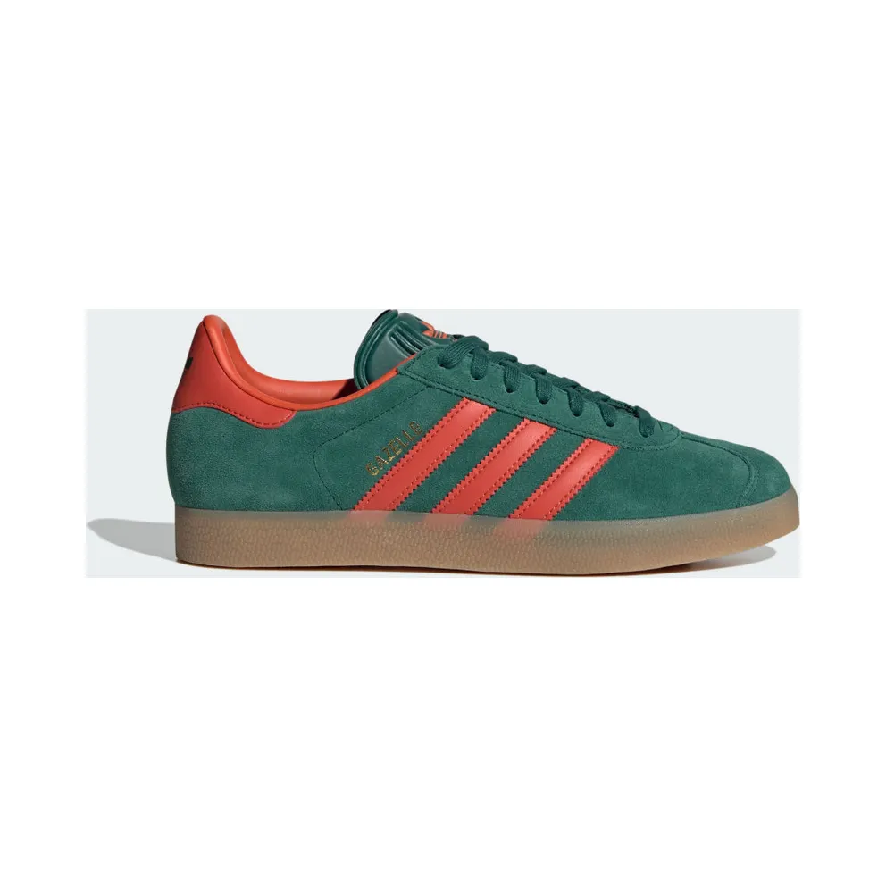 adidas Gazelle Schuh Collegiate Green / Preloved Red / Gum (IG6200)