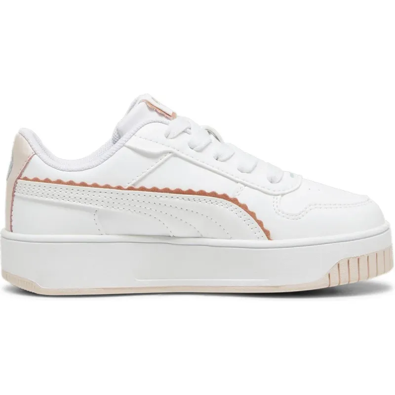 Puma Carina Street Off Side Sneaker Mädchen 01 – PUMA white/island pink/frosted dew 31 für Kids, White, Größe 30 EU (397979)