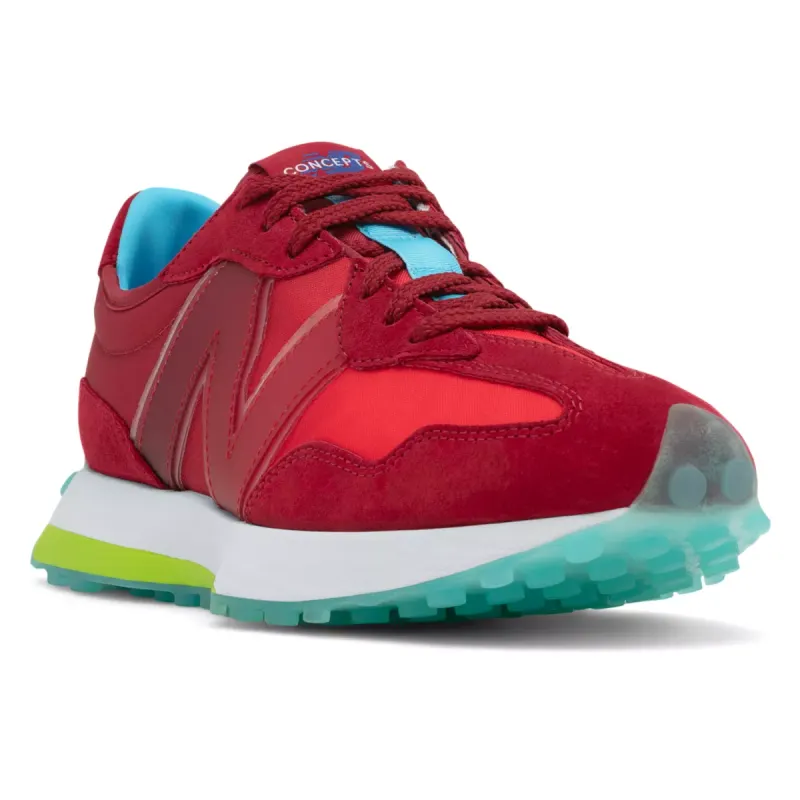 New Balance 327 Concepts Cape Cranberry/White-Lime (MS327CSC)