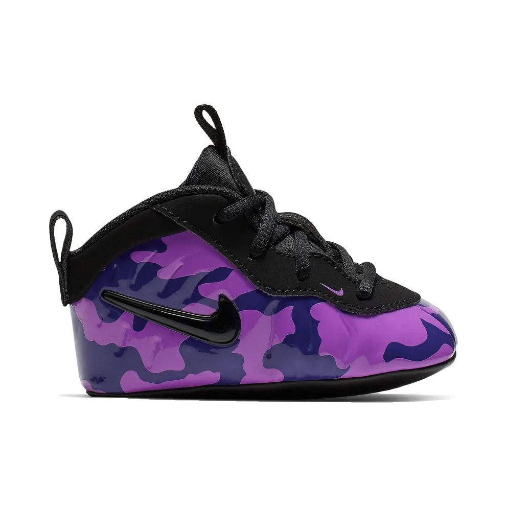 Nike Little Posite Pro Crib Purple Camo (I) Black/Court Purple/Hyper Violet (643145-012)