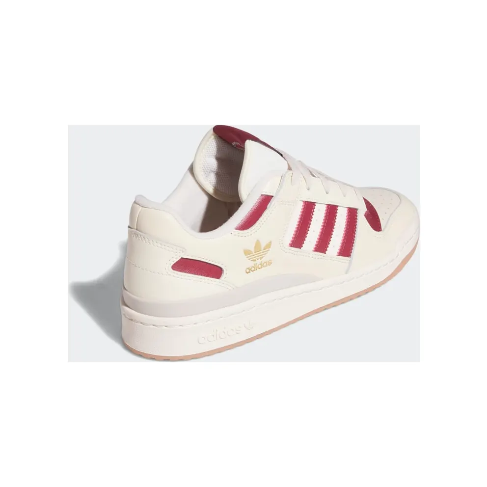Adidas Forum Low Off White / Collegiate Burgundy / Cream White (HQ1487)