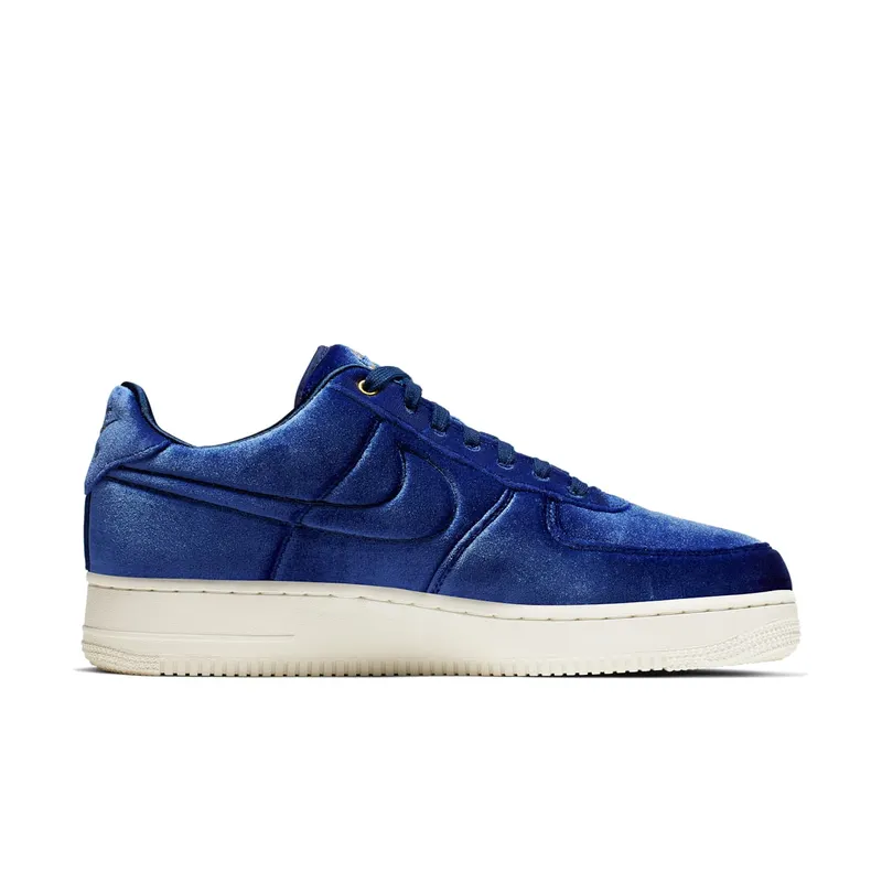 Nike Air Force 1 Low Premium 3 Velour Blue Void Blue Void/Sail-Metallic Gold-Blue Void (AT4144-400)