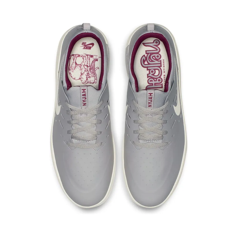 Nike SB Nyjah Atmosphere Grey True Berry Atmosphere Grey/True Berry-Pale Ivory (AA4272-004)