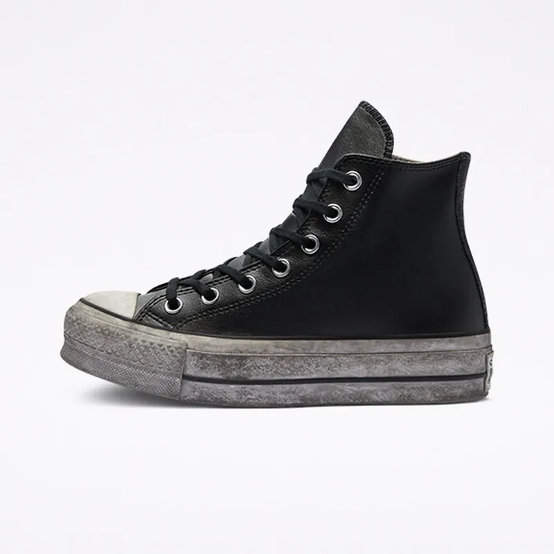Converse Chuck Taylor All Star Leather Smoke Platform High Top (562908C)