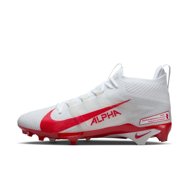 Nike Alpha Menace 4 Elite White University Red Photon Dust (FD7036-102)