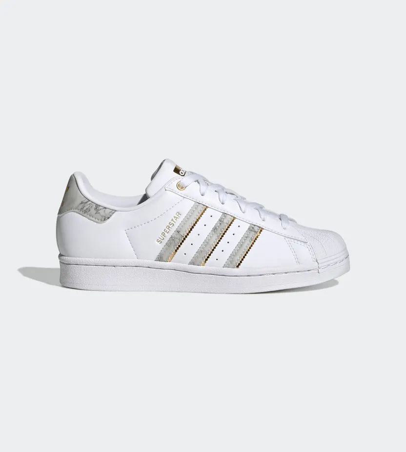 adidas Superstar Cloud White / Gold Metallic / Cloud White (GX1839)