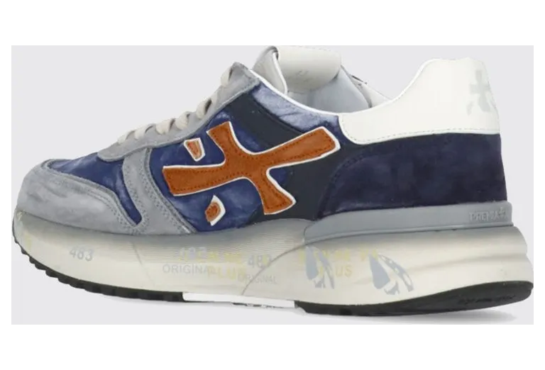 Premiata Mick Suede and Nylon Sneakers Ink (MICK7215N) (3)