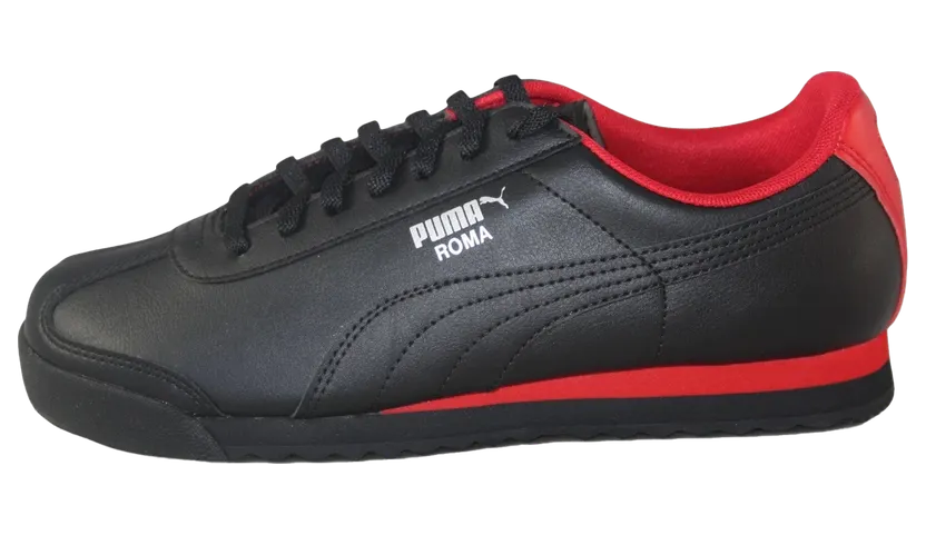Puma Roma Basic GS “Black/Red” (354259-45)