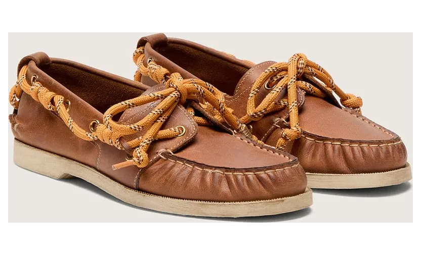 Golden Goose Cruise Loafer In Tobacco-Colored Leather (GWF00883.F008317.55150) (2)