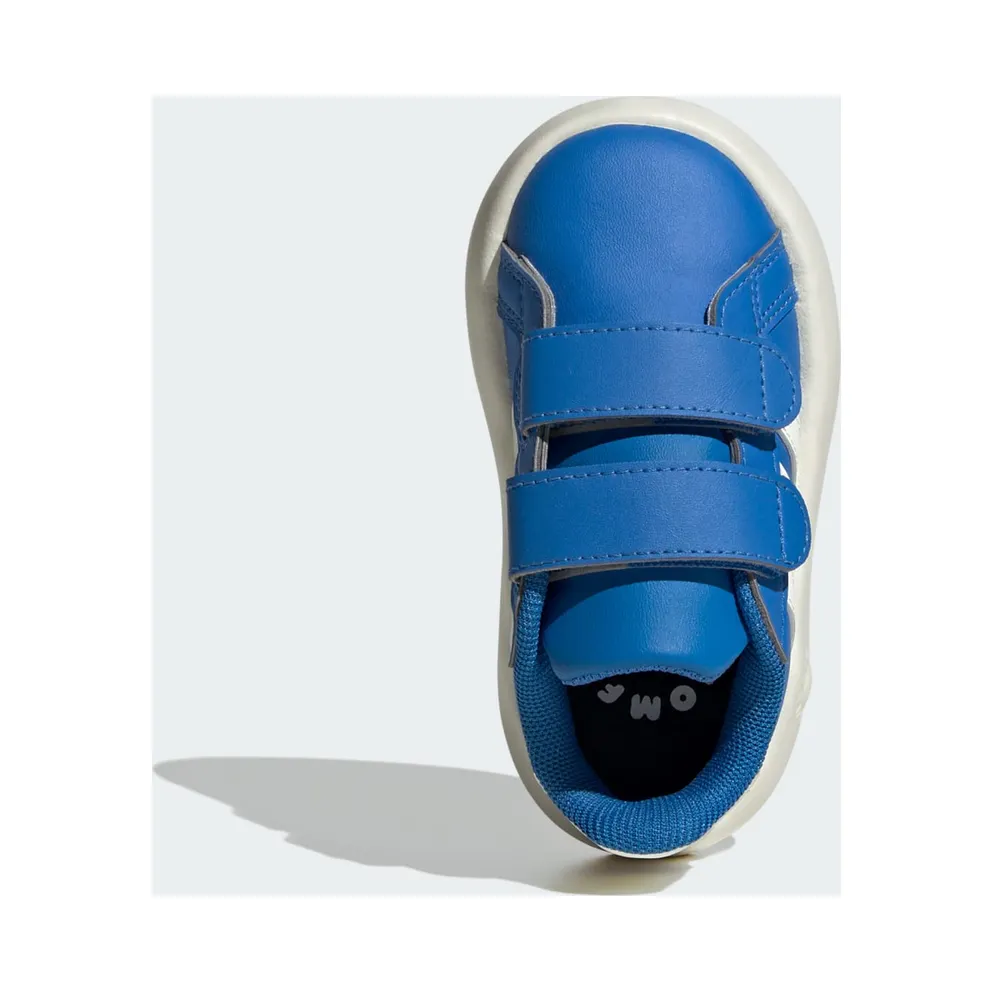 adidas Grand Court 2.0 Shoes Kids “Bright Royal / Ivory / Warm Sandstone” (JR5103)