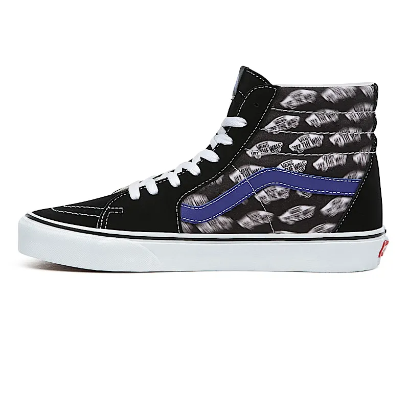 Vans Sk8-Hi ‘Blur Boards’ Black/Royal Blue (VN0A4BV6T2N)