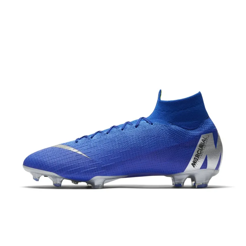 Nike Mercurial Superfly 6 Elite FG Racer Blue Racer Blue/Black-Metallic Silver-Volt (AH7365-400)
