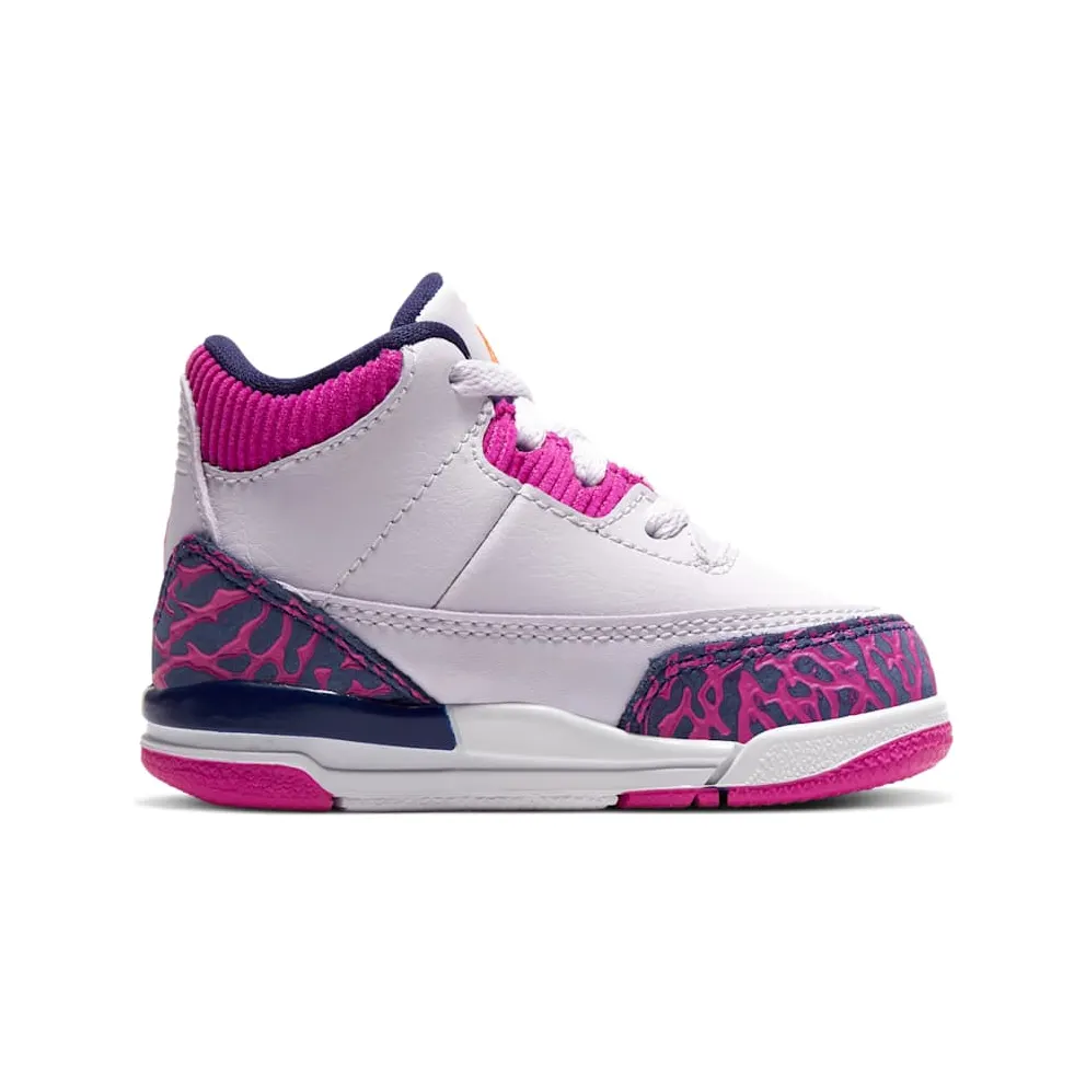 Jordan 3 Retro Barely Grape (TD) Barely Grape/Hyper Crimson-Fire Pink (654964-500)