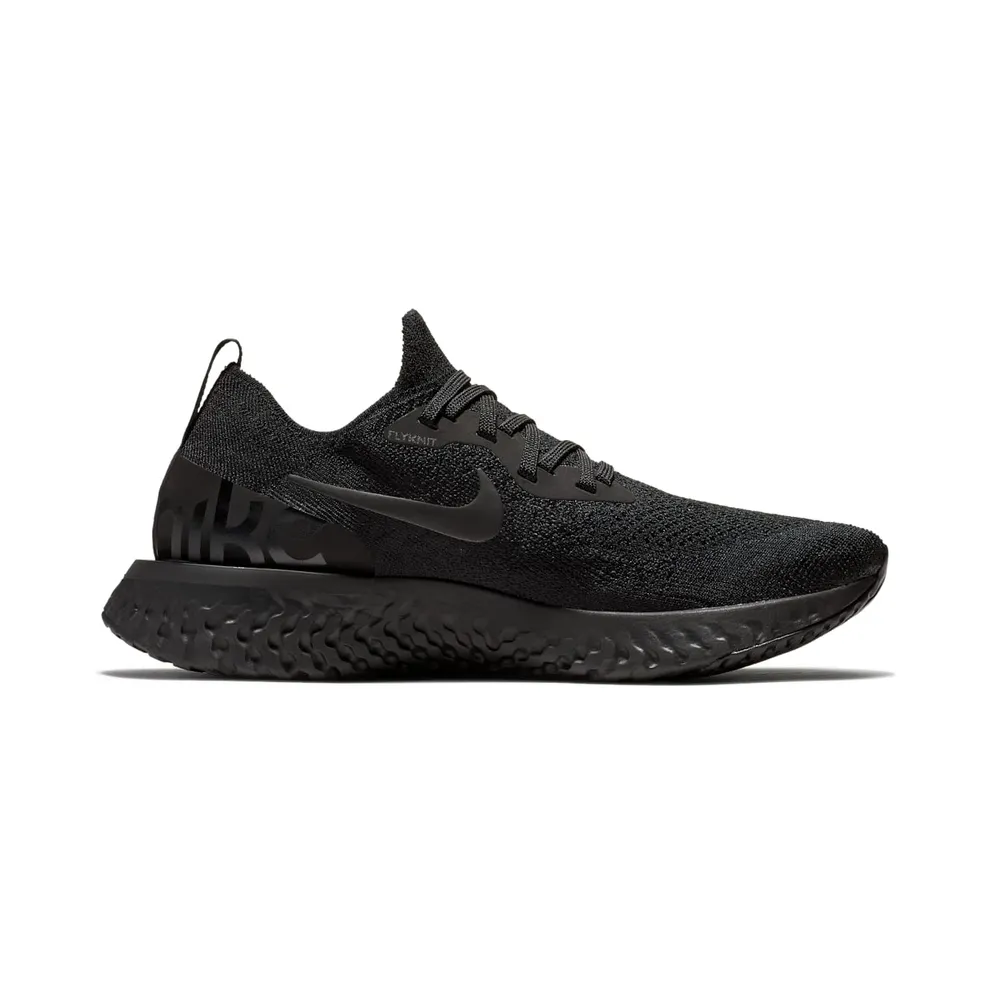 Nike Epic React Flyknit Triple Black (W) Black/Black-Black (AQ0070-003)
