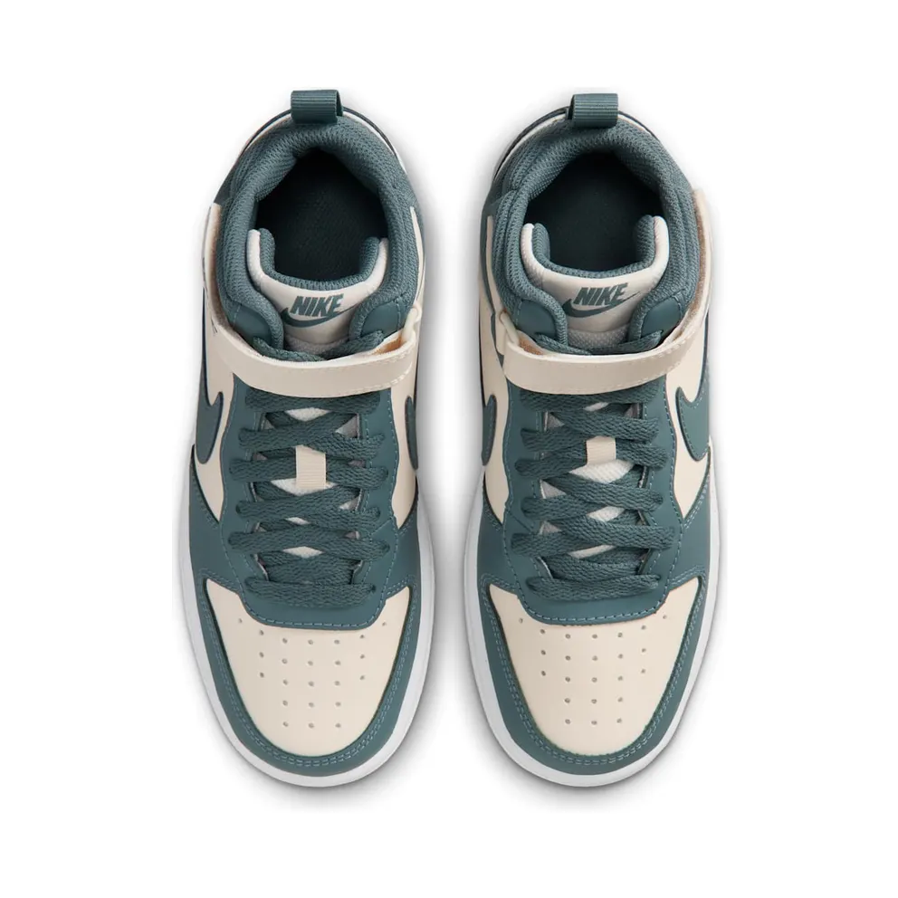 Nike Court Borough Mid 2 Chalk Mineral Slate (CD7782-131)