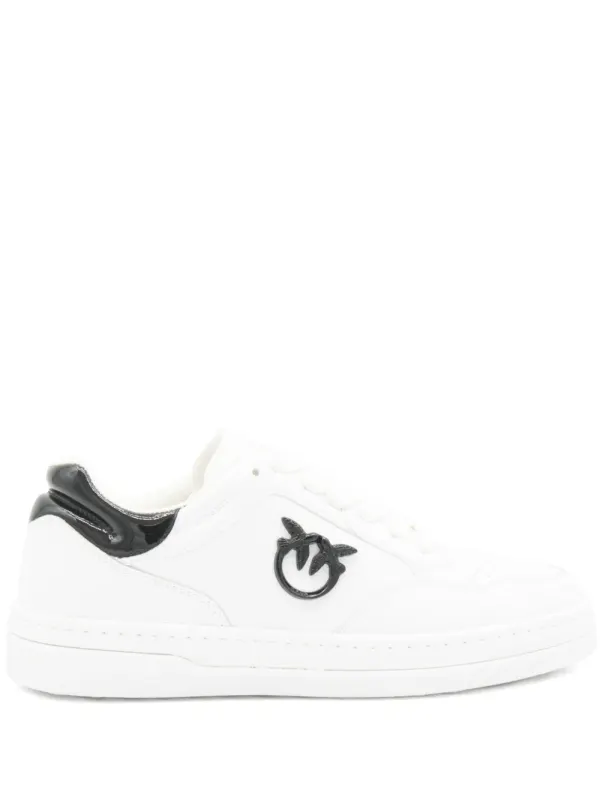 PINKO Leren sneakers with logoplakkaat – White (SS0077P108)