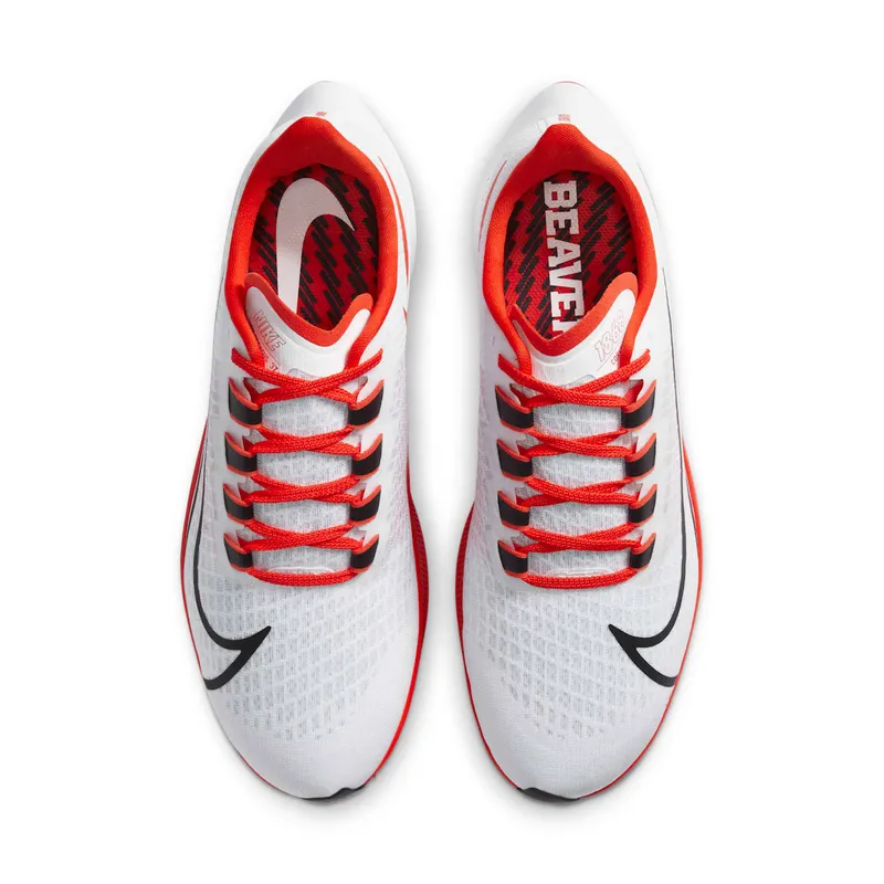 Nike Air Zoom Pegasus 37 Oregon State White/Pure Platinum-Team Orange-Black (CZ5388-100)