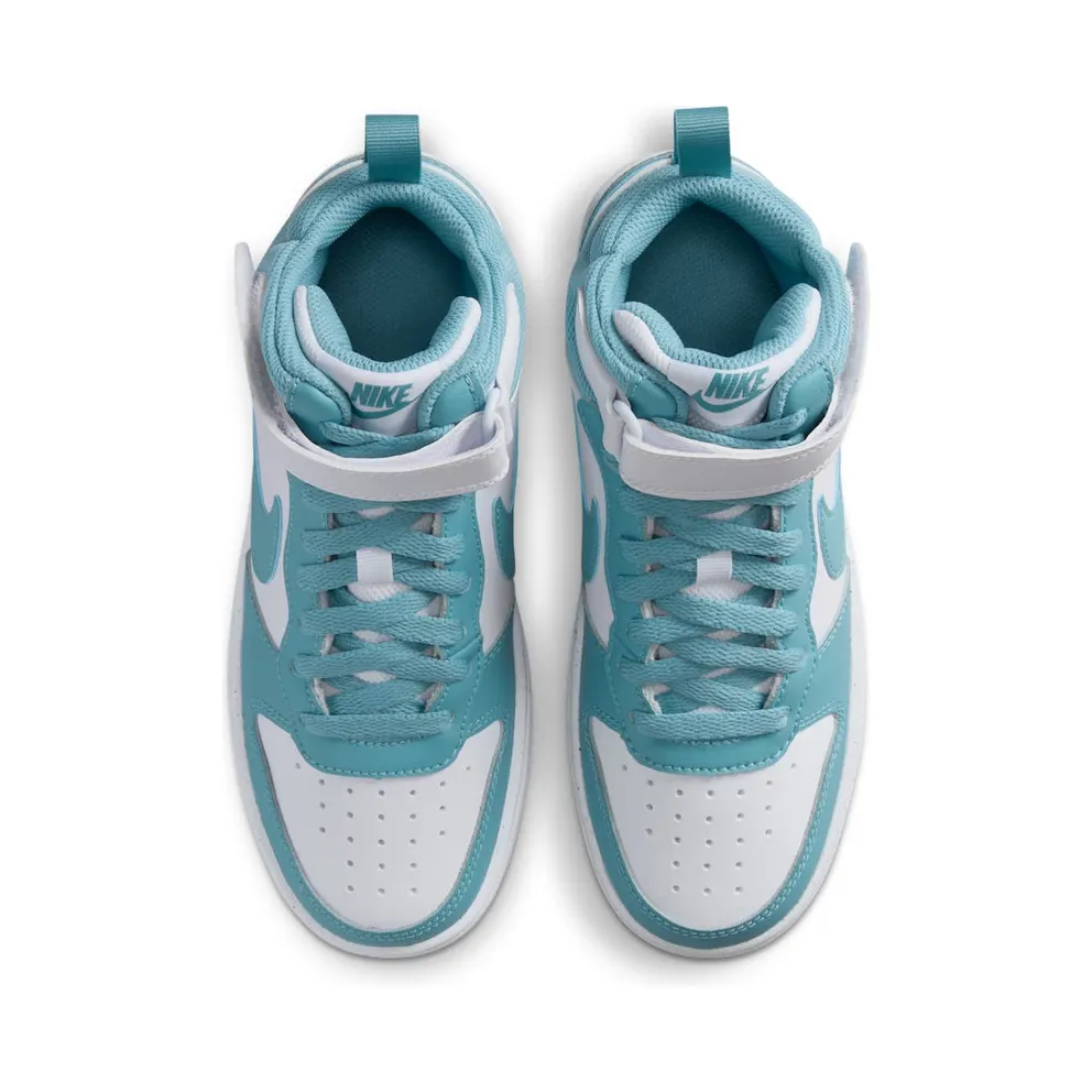 Nike Court Borough Mid 2 White Denim Turquoise (CD7782-129)