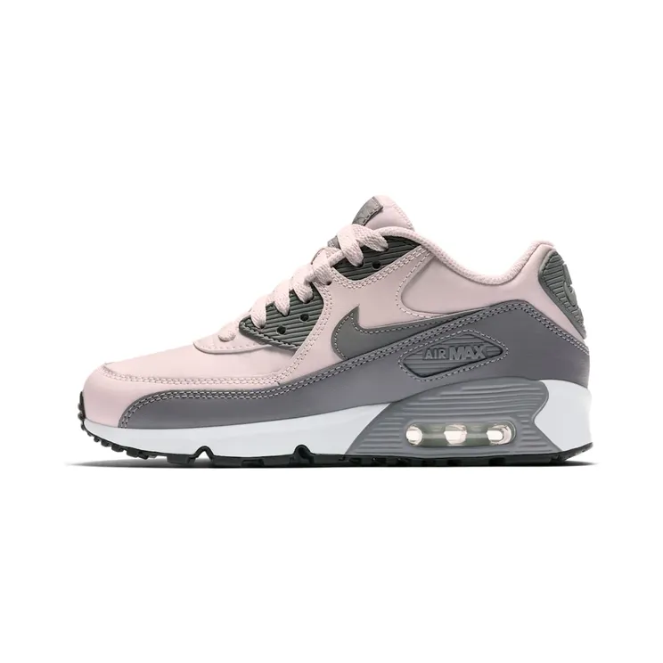 Nike Air Max 90 Leather “Barely Rose / White / Black / Gunsmoke” (833376-601)