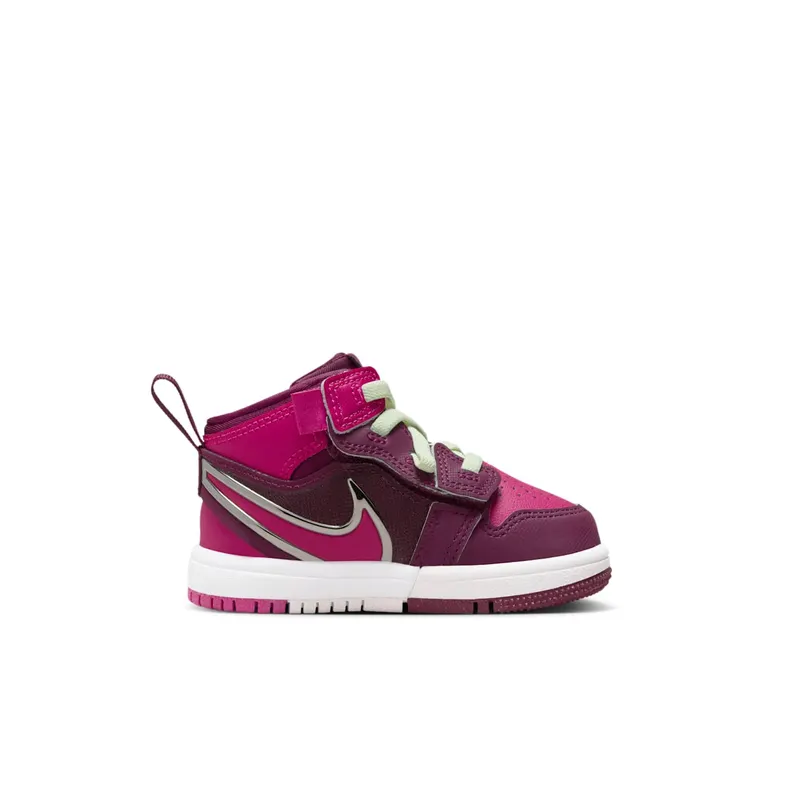 Jordan 1 Mid RM EasyOn Bordeaux White Volt Tint Active Pink (FQ1283-600)