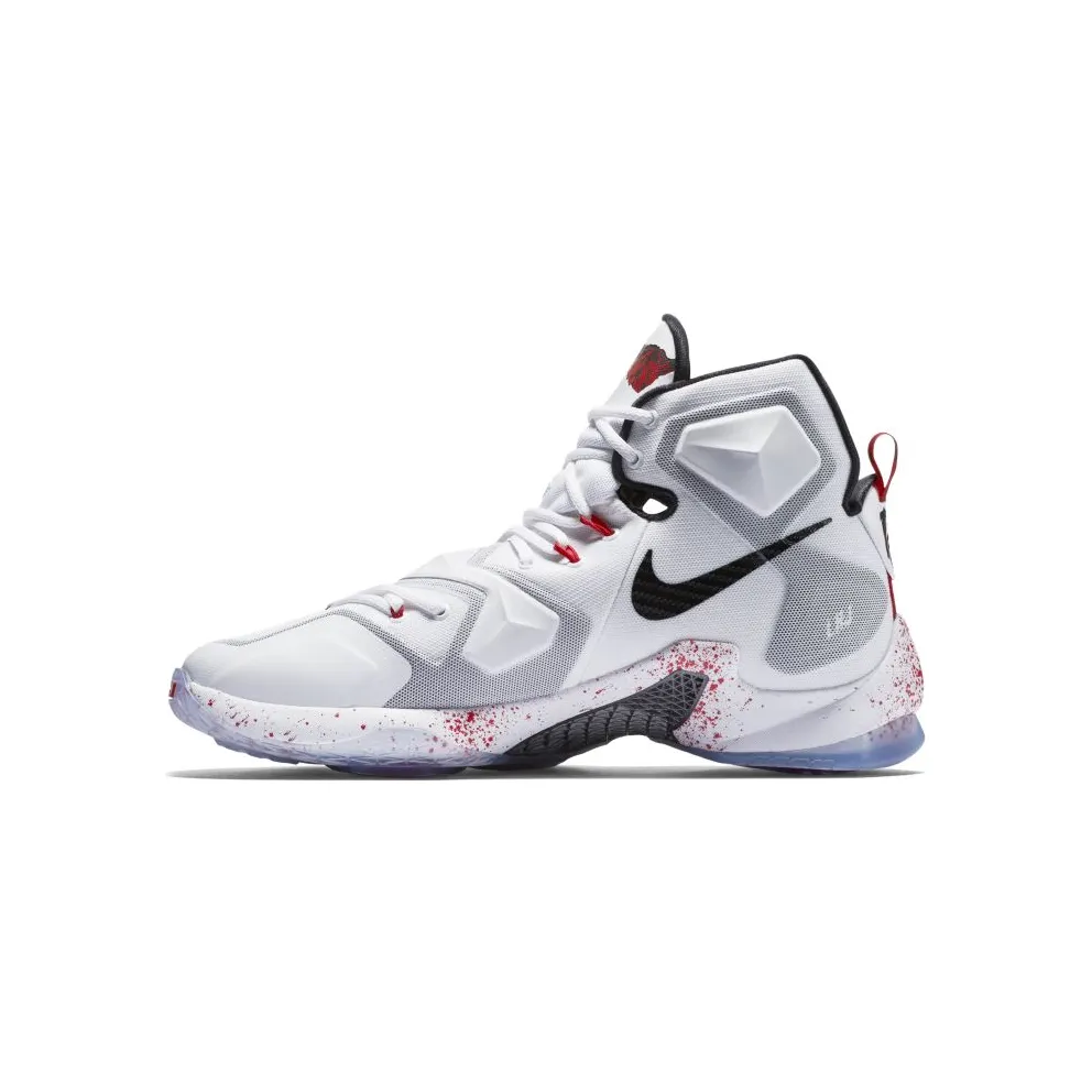 Nike LeBron 13 Friday the 13th White/Black-University Red (807219-106)