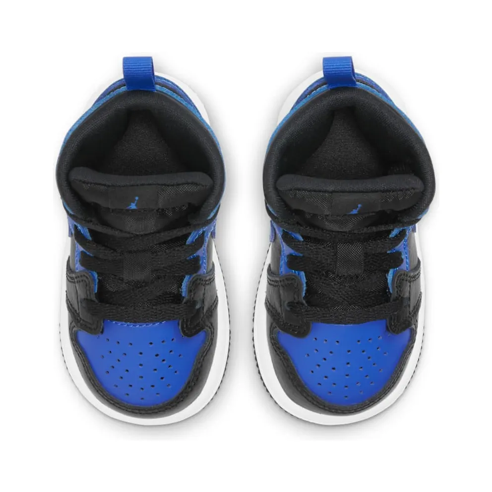 Jordan 1 Mid Hyper Royal (TD) Black/Hyper Royal/White (640735-077)