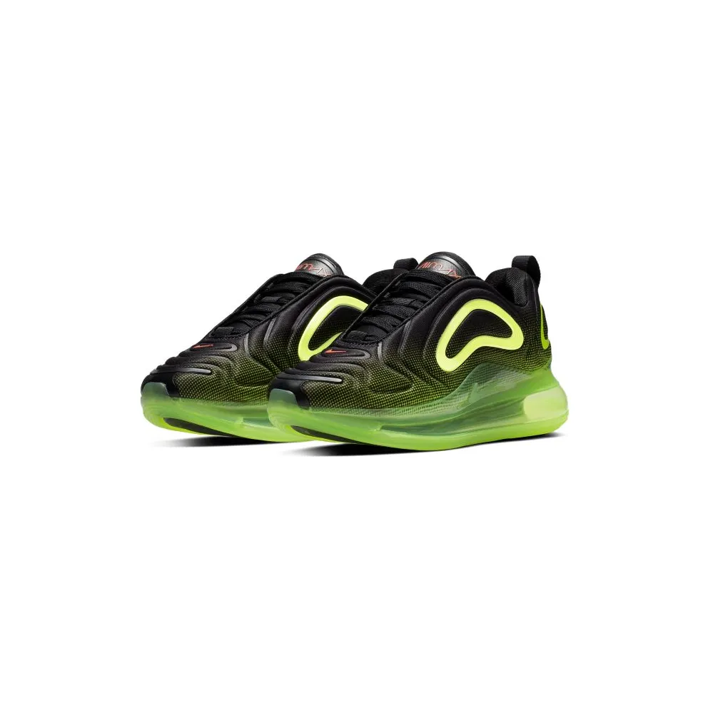 Nike Air Max 720 Retro Future (GS) Black/Bright Crimson-Volt (AQ3196-005)