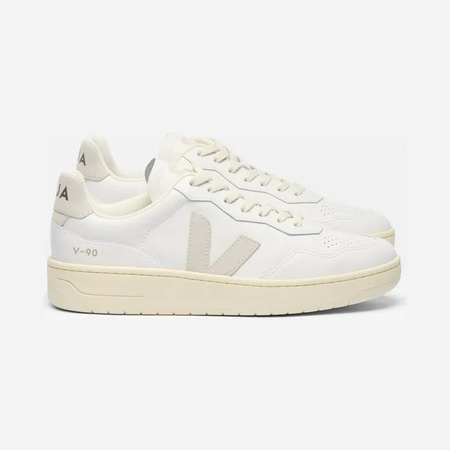 Veja V-90 LEATHER WHITE NATURAL – “White” (VD2003655A)