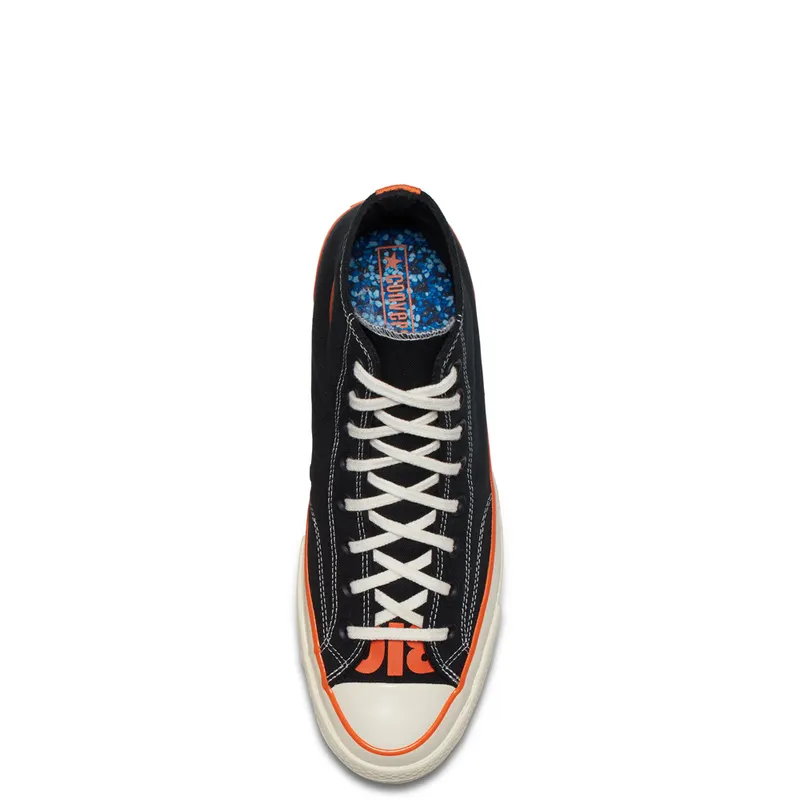 Converse Chuck Taylor All-Star 70s Hi Vince Staples Black Black/Vibrant Orange-Egret (161253C)