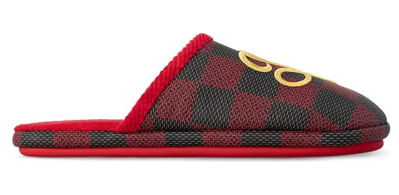 Louis Vuitton LV Palace Slipper Damier Pop Red (1ACN6R)