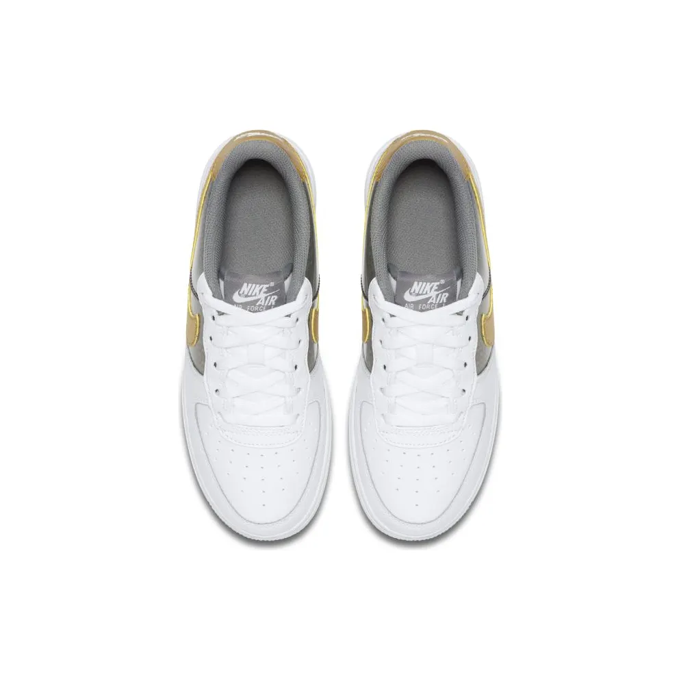 Nike Air Force 1 Low Dragon Scales White (GS) White/Anthracite-Cool Grey-Metallic Gold (CI3910-100)
