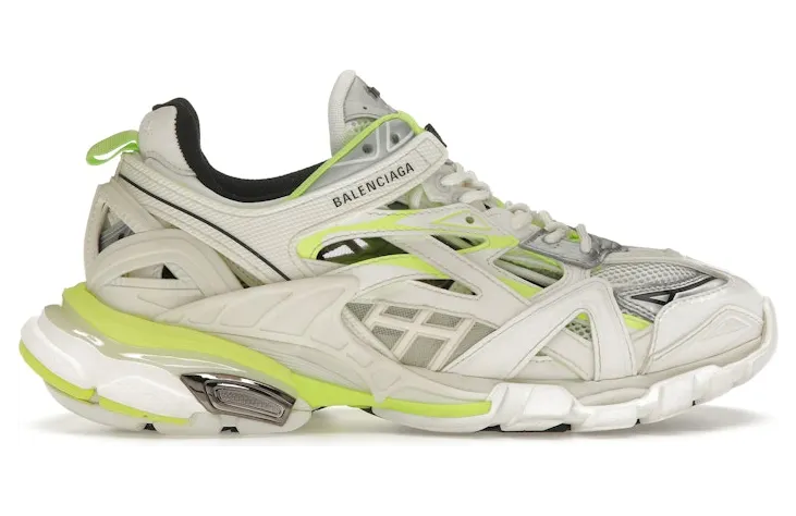 Balenciaga Track.2 White Fluo Yellow (W) (568615W2GN39073)