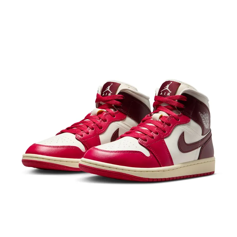 Air Jordan 1 Mid “Red/White” (BQ6472-119)