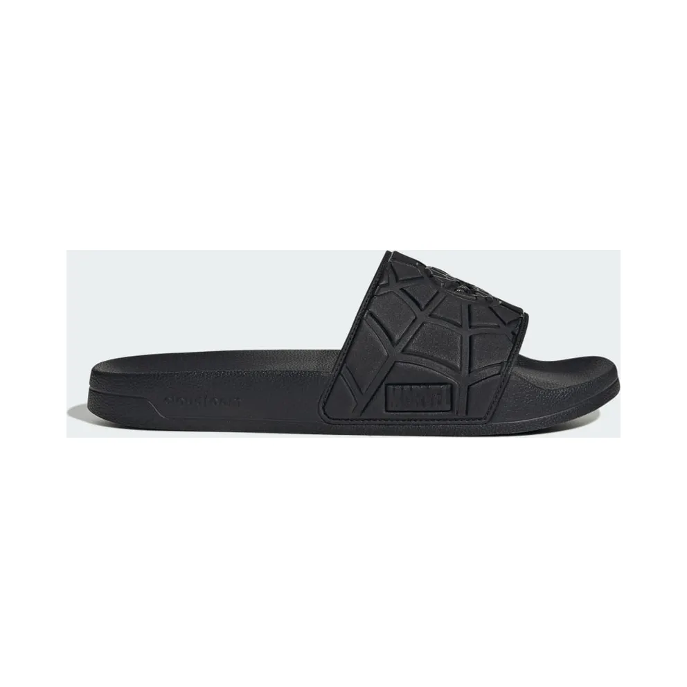 adidas Marvel Spider-man Adilette Shower Slides “Core Black / Core Black / Core Black” (KJ1796)