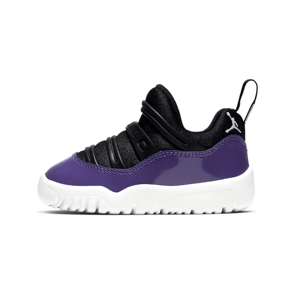 Jordan 11 Retro Little Flex Black Court Purple (TD) Black/Court Purple-Hyper Violet-White (BQ7102-005)
