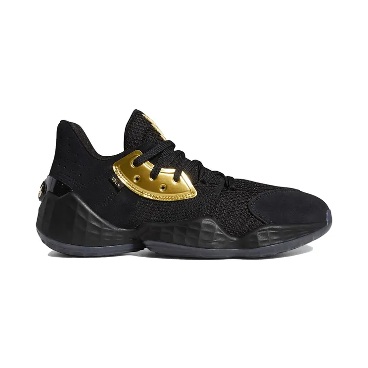 adidas Harden Vol. 4 Core Black Gold Metallic