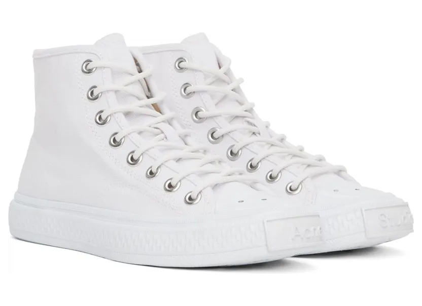 Acne Studios White Canvas High Optic White (AD0523-) (4)