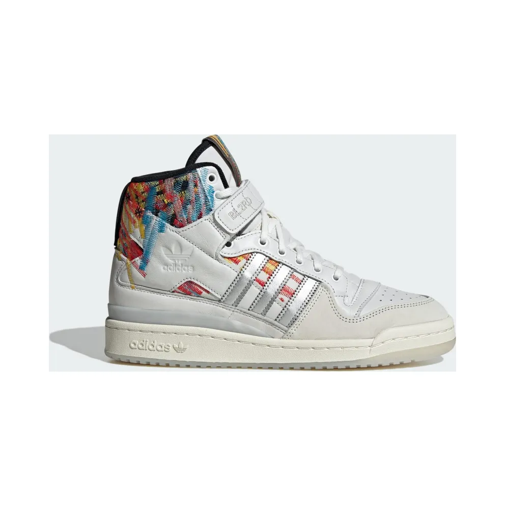 adidas Forum High Schuh Core White / Bold Gold / Black/Red (IG6351)