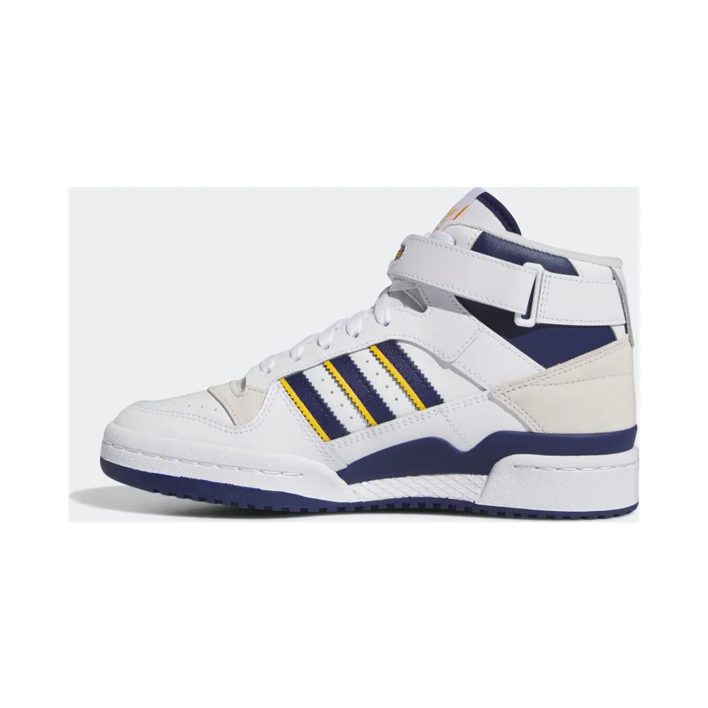 Adidas Forum Mid Cloud White / Dark Blue / Crew Yellow (IE7416)