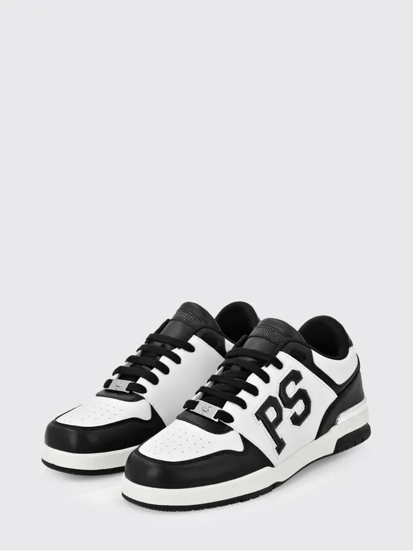 Plein Sport Leather Sneakers Black (SAESUSC0737STE003N02)