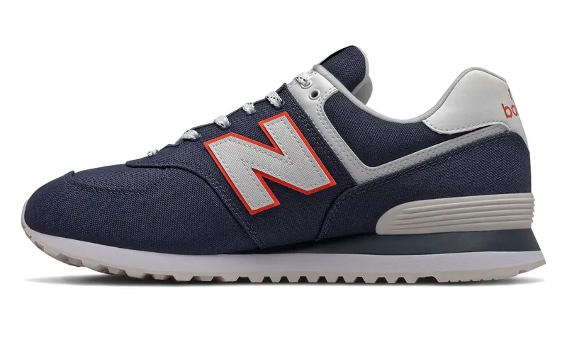 New Balance 574 Coastal Pack Natural Indigo Toro Red White (ML574SOP)