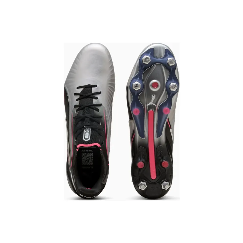 Puma King Ultimate MxSG Silver Black Sun Struck White (108304-03)